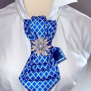 Vintage Revival: Exquisite Repurposed Men’s Ties with Versatile Styling Options